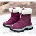 thumbnail image 6 of Womens Snow Boots Winter Fur Lined Waterproof Walking Boots Lightweight Outdoor Ankle Boots Ladies Warm Shoes Anti-Slip Mid Calf Boots, 6 of 16