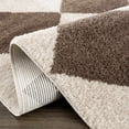 thumbnail image 6 of BoutiqueRugs Arilla Contemporary Area Rug - Machine Washable - Peach, Dark Brown - 5'3" x 7', 6 of 9