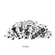 thumbnail image 4 of Inteprter Pegatina de pared de notas musicales para sala de estar, diseño de escena interior, autoadhesivo, calcomanía de fondo DIY, adorno para el Decoración del hogar Negro 57x24cm Inteprter HA075280-05, 4 of 6