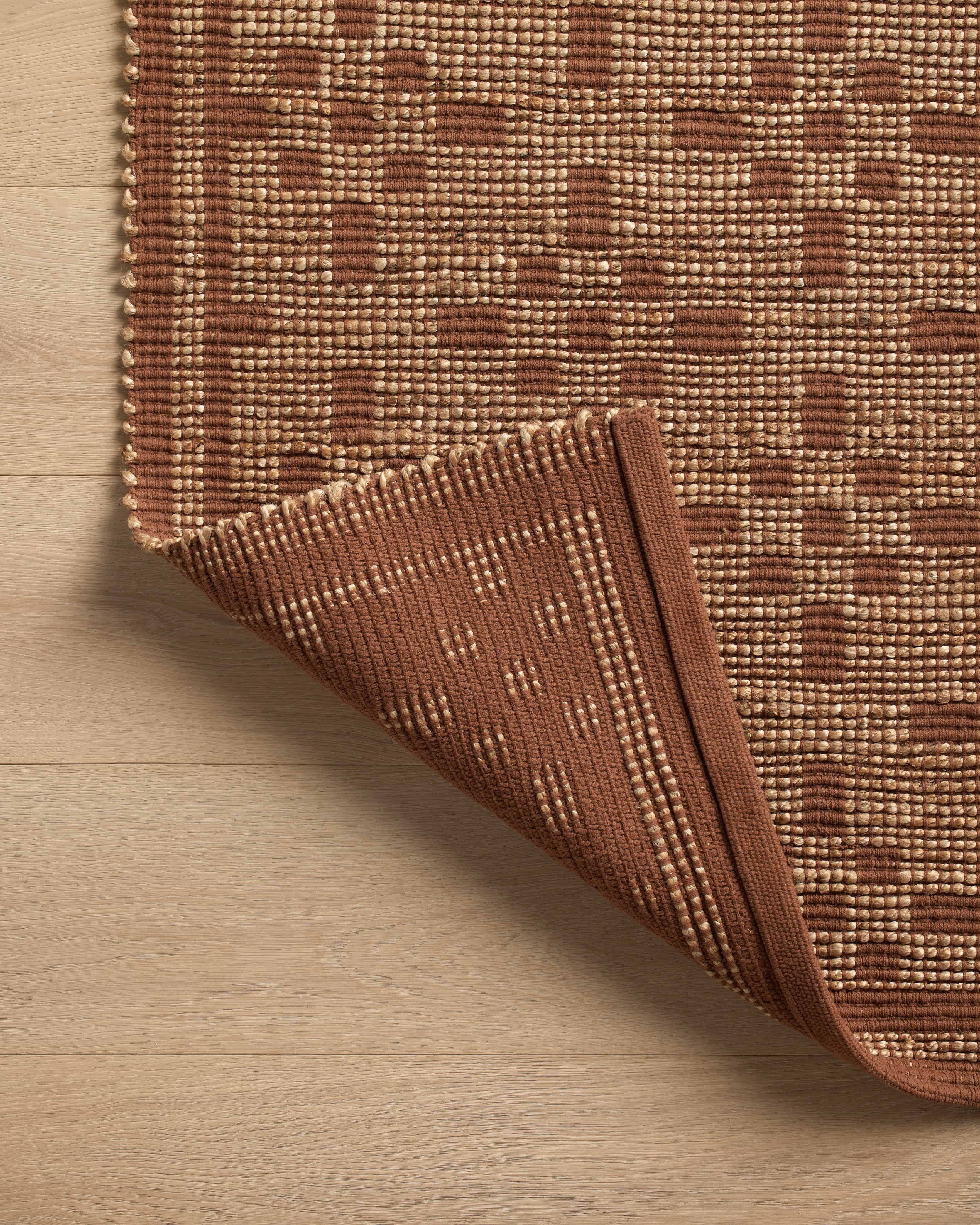 Chris Loves Julia x Loloi Judy Natural / Spice 3'-6" x 5'-6" Accent Rug