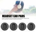 thumbnail image 3 of Almohadillas para el auriculares, Bolsitas de auriculares 2 Pares de Cuero Proteico de Cuero Comomodo para el Reemplazo del Juego de Música para Fit900nb, 3 of 7