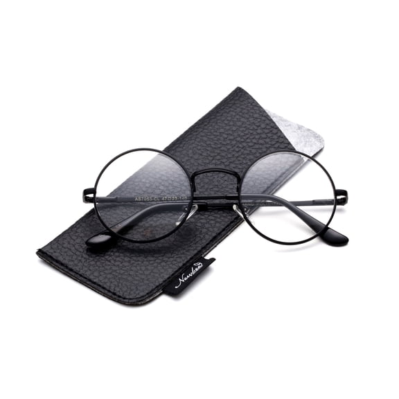 Round Retro John Lennon Sunglasses & Clear Lens Glasses Vintage Round Sunglasses