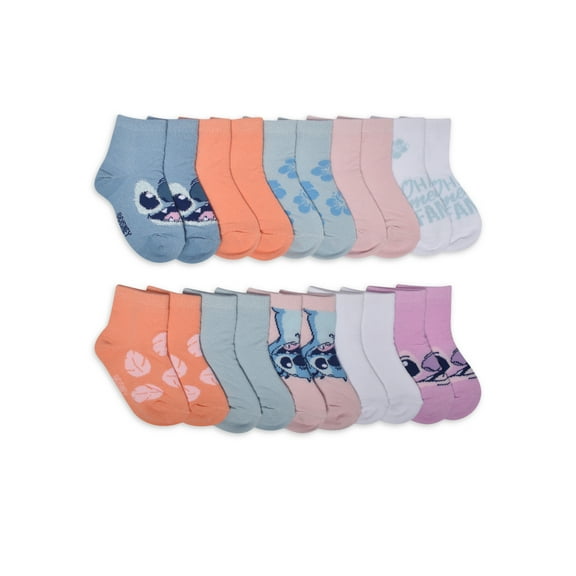 Character Toddler Ankle Socks, 10-Pack, Sizes 12M-5T