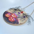 thumbnail image 3 of De Halloween Con Luz Led Letreros De Bienvenida De Halloween Placa De Puerta De Madera Para Fiesta De Halloween Decoraciones Para Interiores Y Exteriores De La Casa Sweethay HA046206-03, 3 of 6