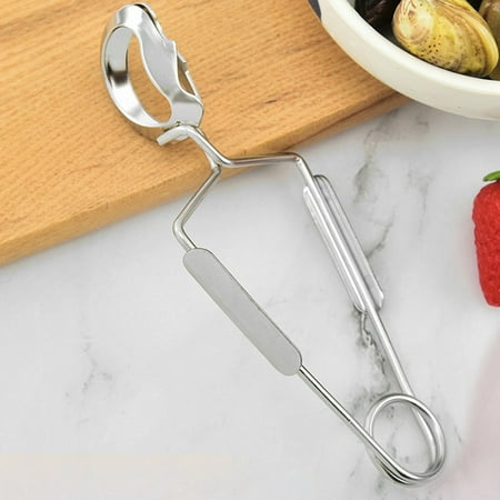 

Foqnuq Stainless Steel Snail Tongs for Snails Cakes Tea Bags Iced Drinks Coffee Cubes - Hangable and Dishwasher Safe