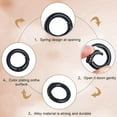 thumbnail image 6 of 30Pcs Zinc Alloy Spring Gate Rings Round Ring Black 20x3.5mm 7 Gauge Inner Diameter: 13mm, 6 of 6