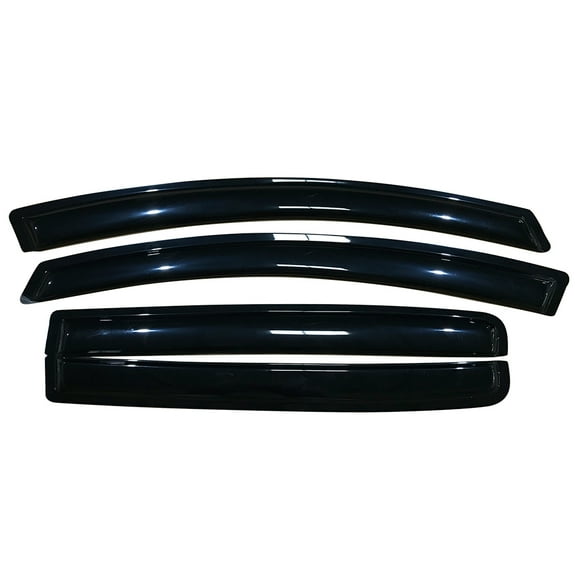 Ikon Motorsports Window Visor Compatible with 12-18 Toyota Yaris XP150 Hatchback Deflector Rain Guard 4Pc Set Outside Mount 2012 2013 2014 2015 2016 2017 2018