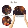thumbnail image 5 of Kdxio Butterfly Sitting on a Flower Pattern Satin Bonnet Silk Bonnet Hair Bonnet for Sleeping Hair Bonnets for Women Curly Natural Hair, 5 of 6