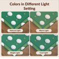thumbnail image 7 of Design&I 8'x10' Washable Area Rug Extra Large Skid-Resistant Low Profile Golf Course Inspired Numbered Holes Striped Field Theme Athletic for Living Room, Family, 7 of 7
