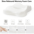 thumbnail image 3 of Coccyx Pillow, Memory Foam Seat Cushion Works to Reduce Pain, Orthopedic Cushion for Sitting for Office,Car,Wheelchair,School, 3 of 8