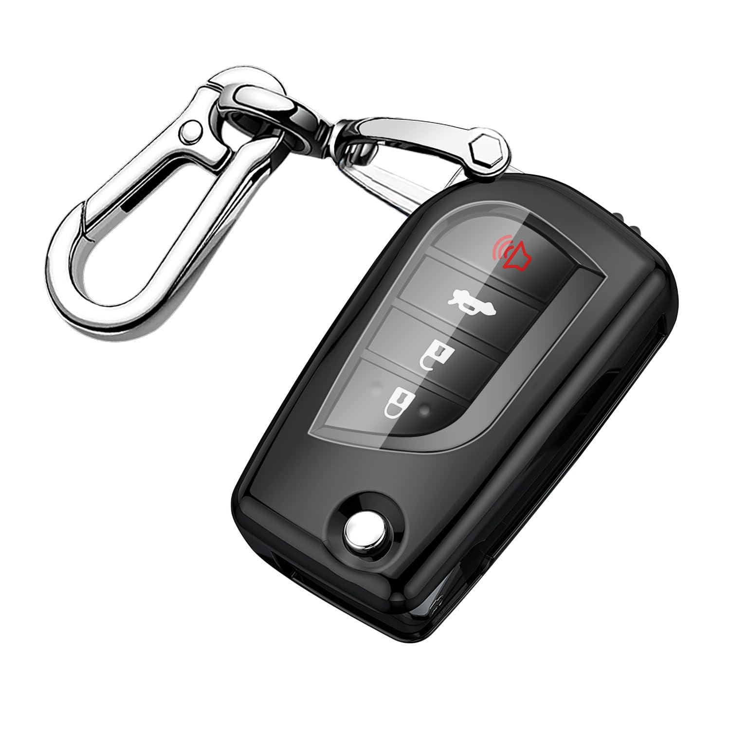 for Toyota Key Fob Cover Compatible with Toyota Fortuner tundra Camry RAV4 Highlander Corolla Smart Key