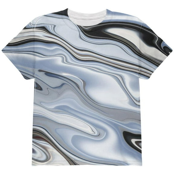 Halloween Liquid Chrome Costume All Over Youth T Shirt Multi YSM