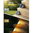 AUDLES 8PK Solar Step Lights, Outdoor Decor Stair Lights Deck Lights