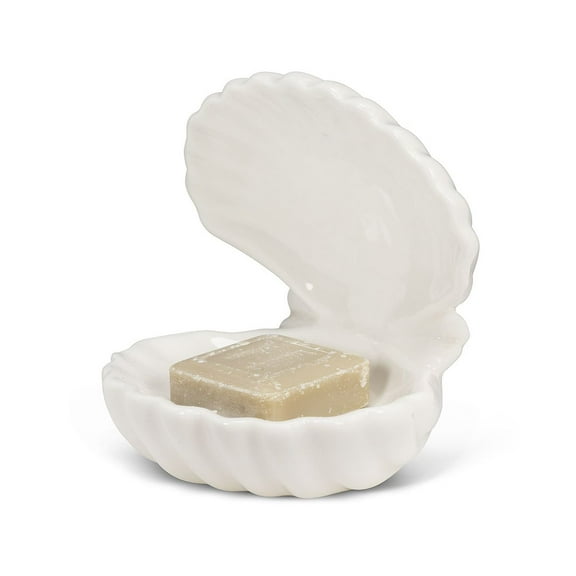 Set of 4 Double Clam Shell Soap Dish