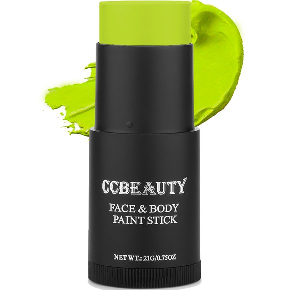 Bastón de Maquillaje de Cara CCbeauty Verde Ogro para Efectos Especiales Halloween