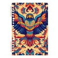 thumbnail image 7 of FORMRS 1-Subject Spiral Notebook 8" x 5" College Ruled 60 Refillable Sheet A5 Hard Cover, 2 Pack, Colorful Abstract Eagle, 7 of 7