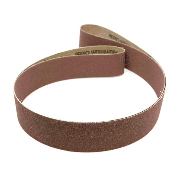 Benchmark Abrasives 2 x 72 Inch Sanding Belts with Aluminum Oxide Grains Sand Paper for Metal Grinding, Sanding, Knife Polishing Blending - Belt Sander Paper Belt for Woodworking (10 Pack), 80 Grit