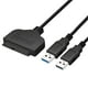 thumbnail image 5 of Cable convertidor 2 en 1 SATA a USB 3.0 para disco duro externo, adaptador universal de transferencia de datos para disco duro de 2,5 pulgadas (negro), 5 of 6
