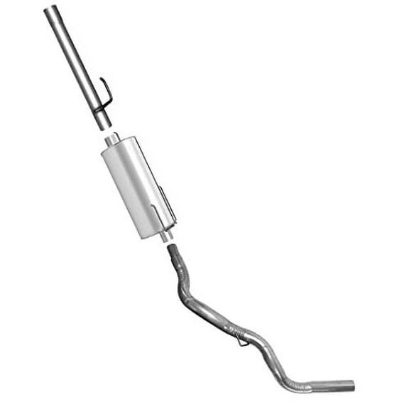 Extension Pipe Muffler Tail Pipe Exhaust Kit compatible with: 2002-2005 Ram 15