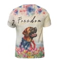 thumbnail image 2 of Freedom Mastiff on Independence Day 4th of July All Over Print 3D Shirt Unisex Merch Mastiffs Dog Lover Gifts Idea - 01005, 2 of 6
