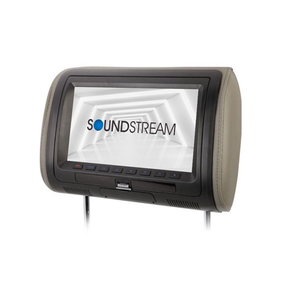 Soundstream VHD-90CC Universal Headrest with 9 Inch LCD Screen & DVD Player