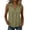 #0468-Army Green, variant on Women's Sleeveless Shirts Collared Neck V Neck Button Down Blouses Office Smart Casual Style Lightweight Breathable Relaxed Fit Tops Gift