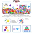 thumbnail image 3 of Bolas para piscina Heopeis, paquete de 100 unidades, sin ftalatos y sin BPA, 3 of 9