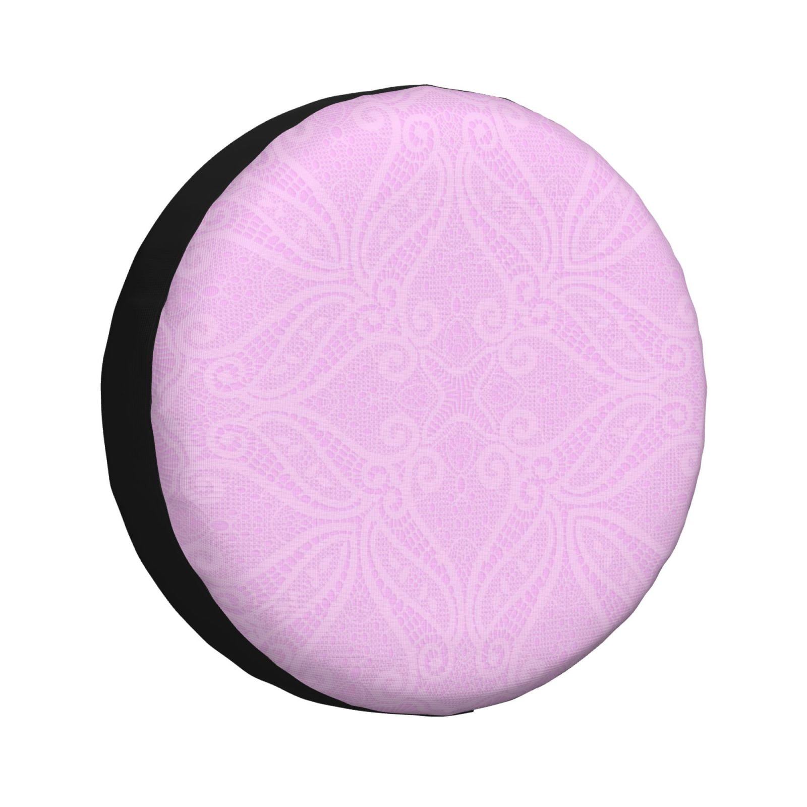 Waterproof Spare Wheel Cover, Pink Vintage Design Adjustable Wheel