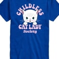 thumbnail image 3 of Instant Message - Childless Cat Lady Society - Men's Short Sleeve Graphic T-Shirt, 3 of 6