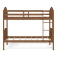 thumbnail image 4 of Mainstays Kids Wood Twin-over-Twin Bunk Bed, Warm Walnut, 4 of 6