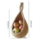thumbnail image 3 of Cesta colgante BuyWeek para frutas y verduras de yute tejida a mano, 3 of 12