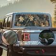 thumbnail image 2 of SEANATIVE Truck Rear Window Decal 66.9" x 22.4" Back Window Graphic Decal for Trucks Pickup SUV Perforated Vinyl Graphic Stickers Universal Fit Car Decorations, Camo Hunting Forest Leaf, 2 of 7