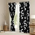 thumbnail image 3 of Castle Fairy Abstract Snake Black Out Curtains,Starry Sky Curtains Pack of 2 (42x63 Each), 3 of 6