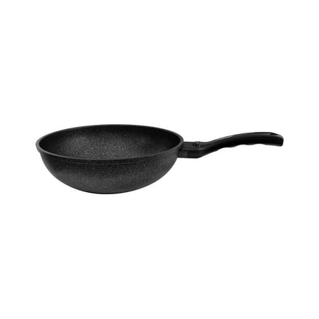 13-1/4'' Non-Stick Marble Wok Cooking Frying Pan Pot Gas Stove Burner