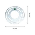 thumbnail image 2 of 2 Ensembles de Luminaires de Lampe de Table Barre Transversale Support de Montage Mural Durable (Argent), 2 of 7