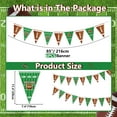 thumbnail image 3 of 6 Pack Football Banner Decoration Party - Football Theme Triangle Flags Banner for Football Birthday Party Game Day Sports Football Decorations, 3 of 11