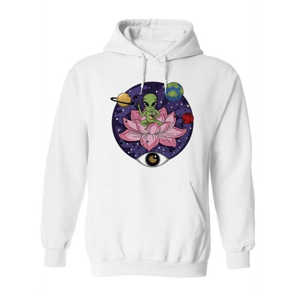 Peaceful Alien. Hoodie Women -Image by Shutterstock, Female Medium