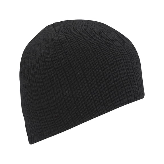 F4659 Thinsulate Beanie, Form Fitting, Black