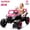 Pink, variant on Joyracer 4WD 24 Volt Ride on Toys for Kids, 2 Seater Power UTV Wheels with Remote, Outdoor Toys with 4x200W Motor, LED Light, Bluetooth, Spring Suspension, White
