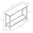 thumbnail image 2 of CorLiving Cambridge Console à deux niveaux en bois tienté, 2 of 5