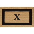 thumbnail image 1 of Legendary Doormats 20" x 36" Monogrammed Coir Doormat for Entryway Indoors or Outdoors with Non Slip Rubber Bottom - Monogram X, 1 of 6