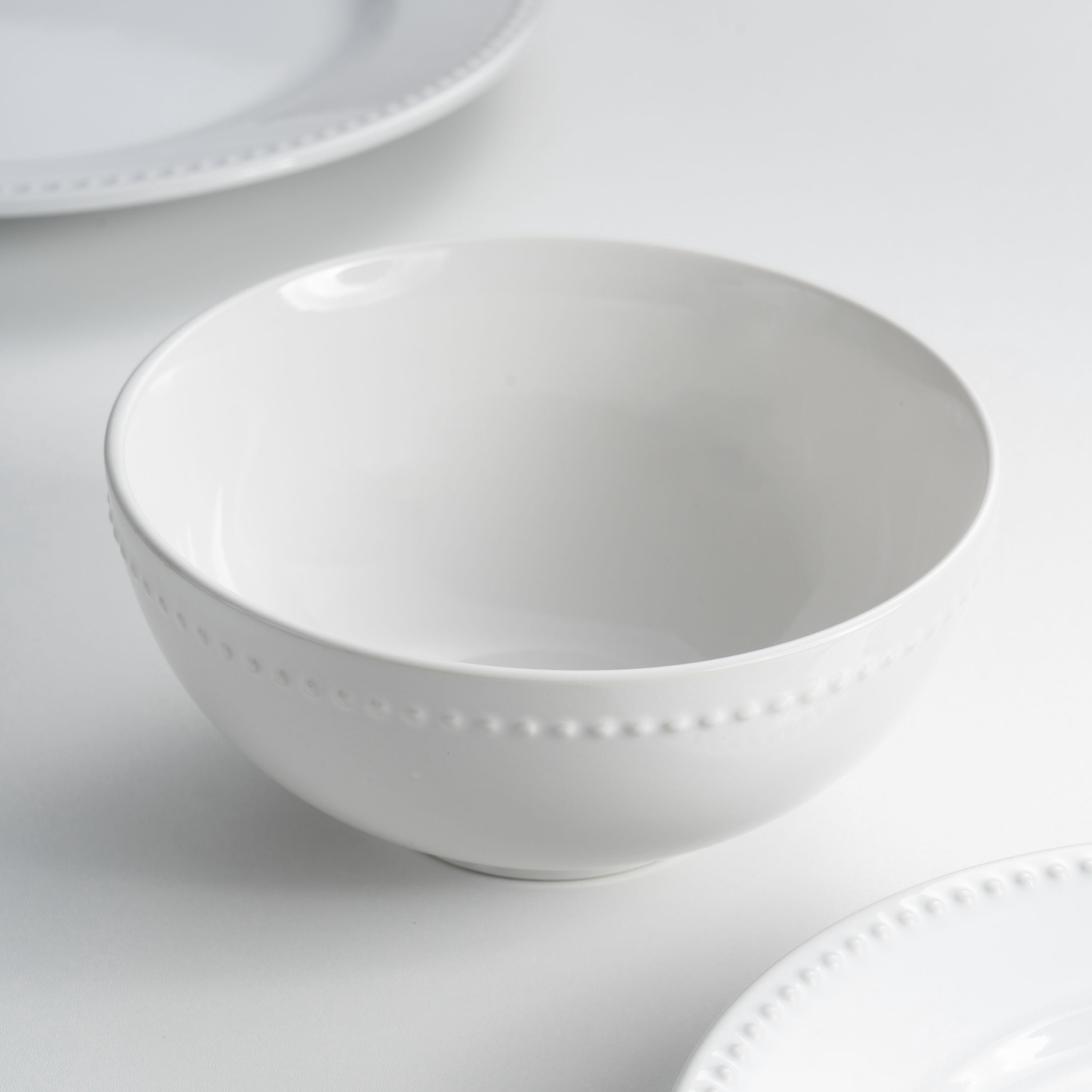 Mainstays 6.1in Brynn White Stoneware Bowl