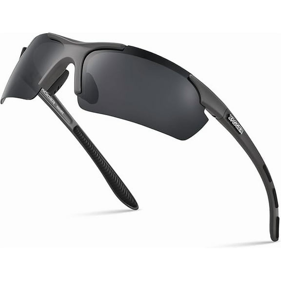 Xagger Polarized Lightweight UV400 Wrap Around Sport Sunglasses for Men Women Baseball Softball Running Glasses