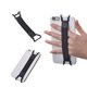 thumbnail image 4 of Soporte universal para teléfono móvil de 13 cm con banda elástica de nailon para sujetar los dedos, ideal para tabletas y teléfonos inteligentes (negro), 4 of 8