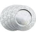 thumbnail image 2 of Fennco Styles Holiday Christmas Snowflake Design 13" Decorative Charger Plate-Set of 4, 2 of 3