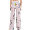 thumbnail image 4 of Women Pajama Pants Lounge Pants Long Stretch Comfy Sleepwear Unicorn Flamingo Pink, 4 of 7