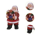thumbnail image 6 of Santa Claus Statue Resin Figurine Hand Painted Christmas Decor for Home Tabletop Winter Festival, 6 of 9