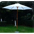 thumbnail image 3 of Outsunny 9ft Patio Wood Outdoor Umbrella, 3 of 3
