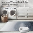 thumbnail image 5 of ODIKA 5'x7' Machine Washable Non-Slip Area Rug, Elegant Feline Haven Grey Waterproof Pet Protection High Traffic Rug, Gray, 103602, 5 of 7
