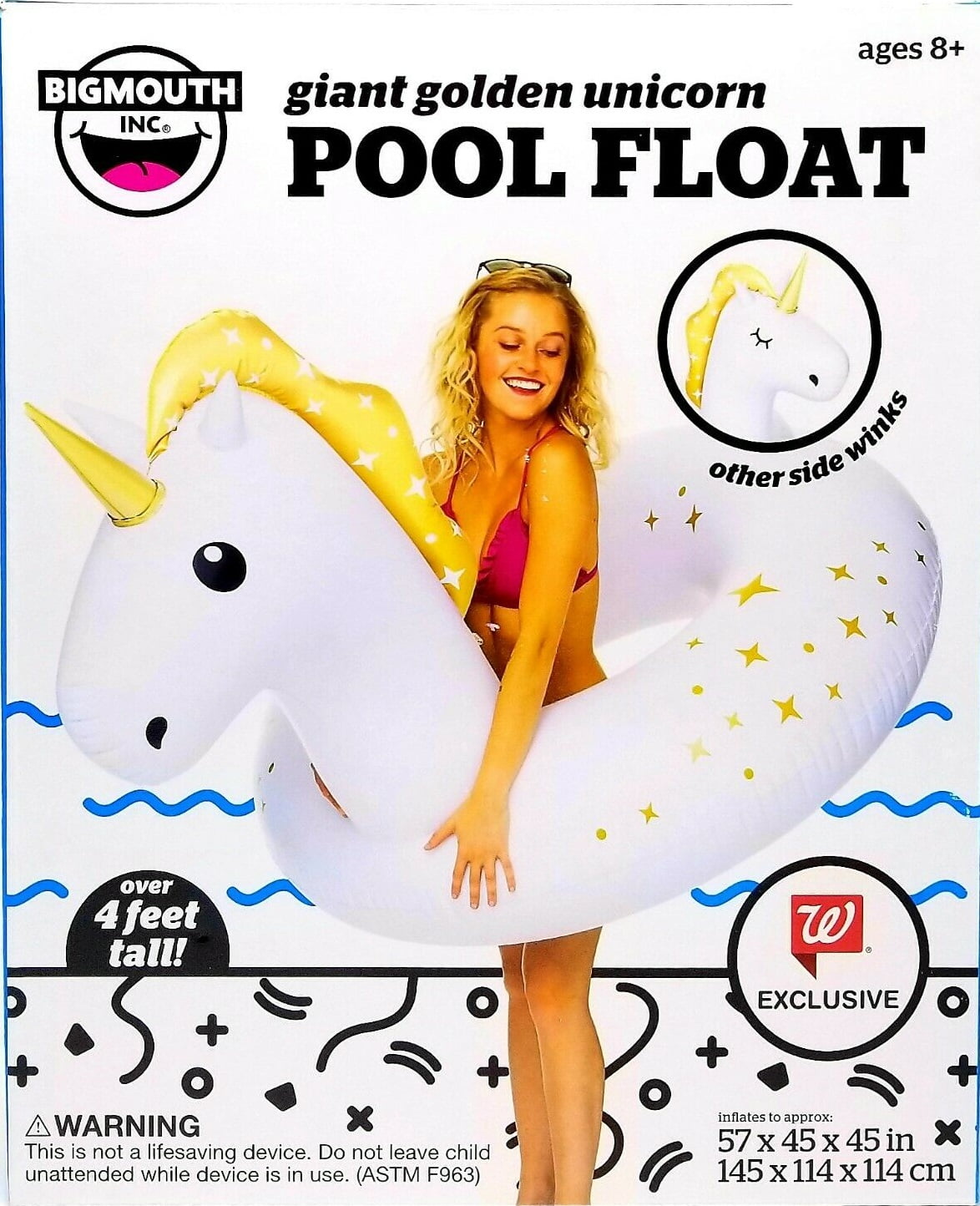 walmart unicorn float